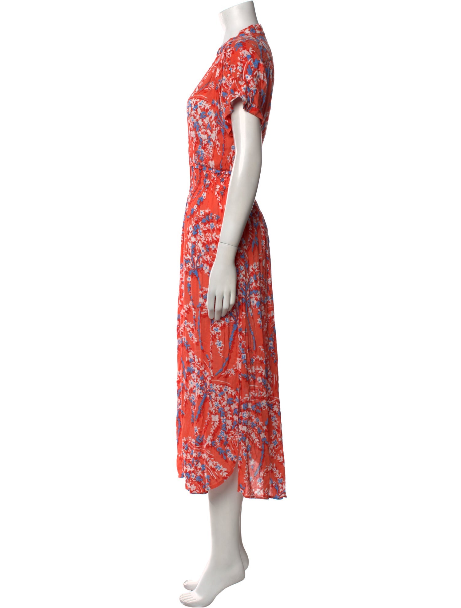 Poupette St Barth Floral Print Long Dress w/ Tags