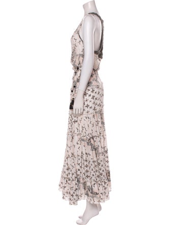 Poupette St Barth Printed Long Dress