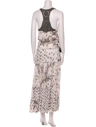 Poupette St Barth Printed Long Dress