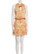 Poupette St Barth Printed Knee-Length Dress