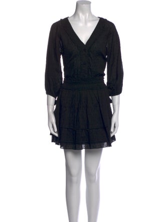 Poupette St Barth V-Neck Mini Dress