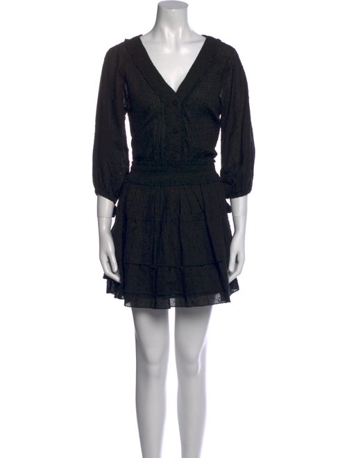 Poupette St Barth V-Neck Mini Dress