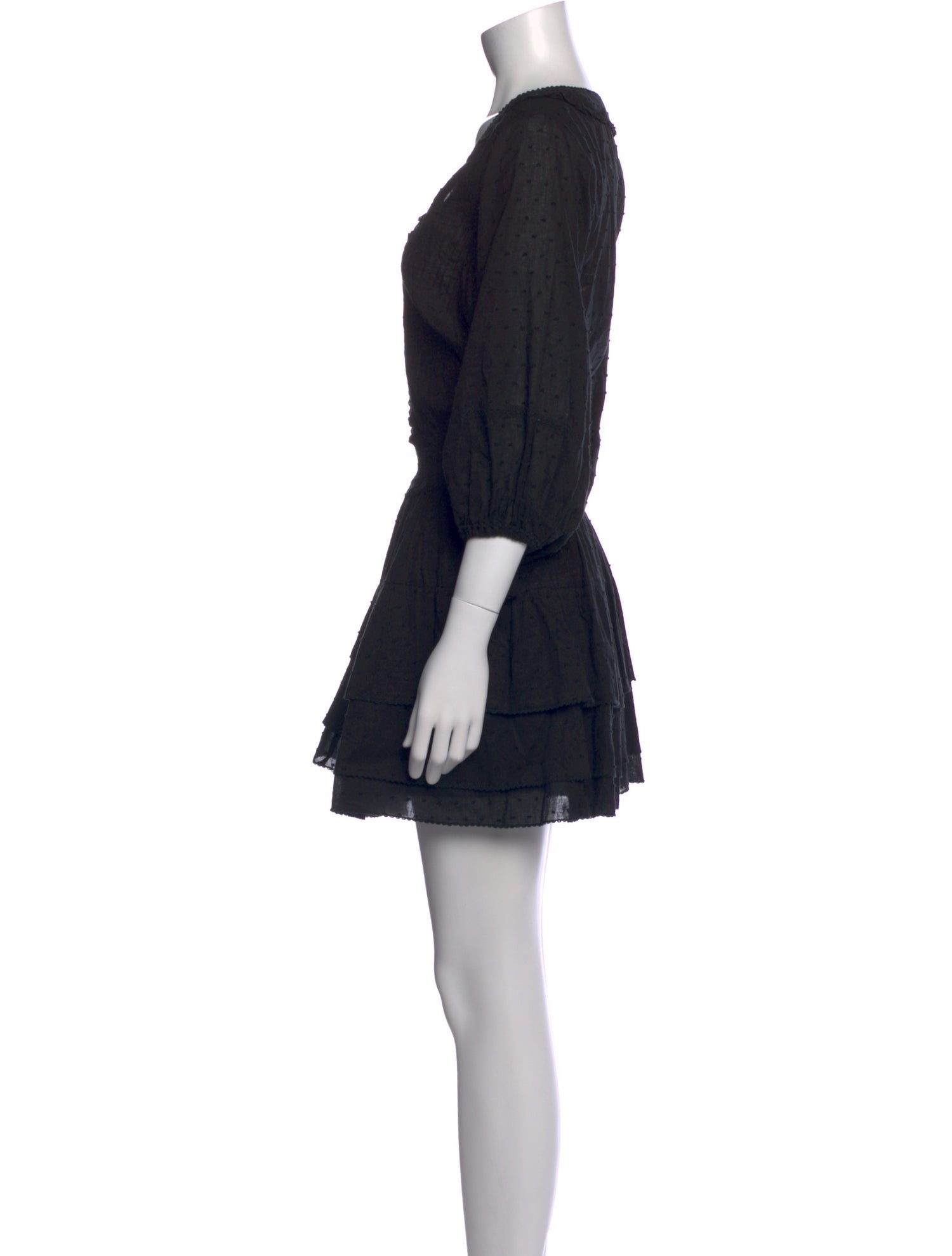 Poupette St Barth V-Neck Mini Dress