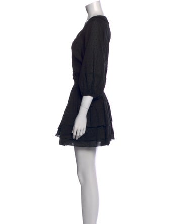 Poupette St Barth V-Neck Mini Dress