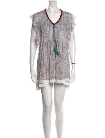 Poupette St Barth Printed Mini Dress