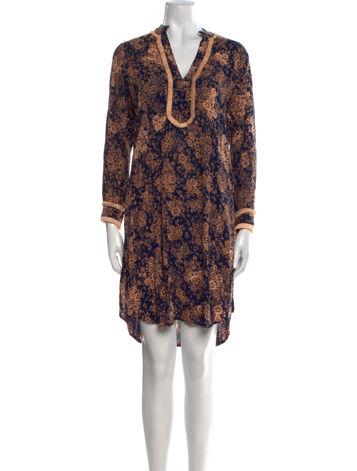 Poupette St Barth Floral Print Knee-Length Dress