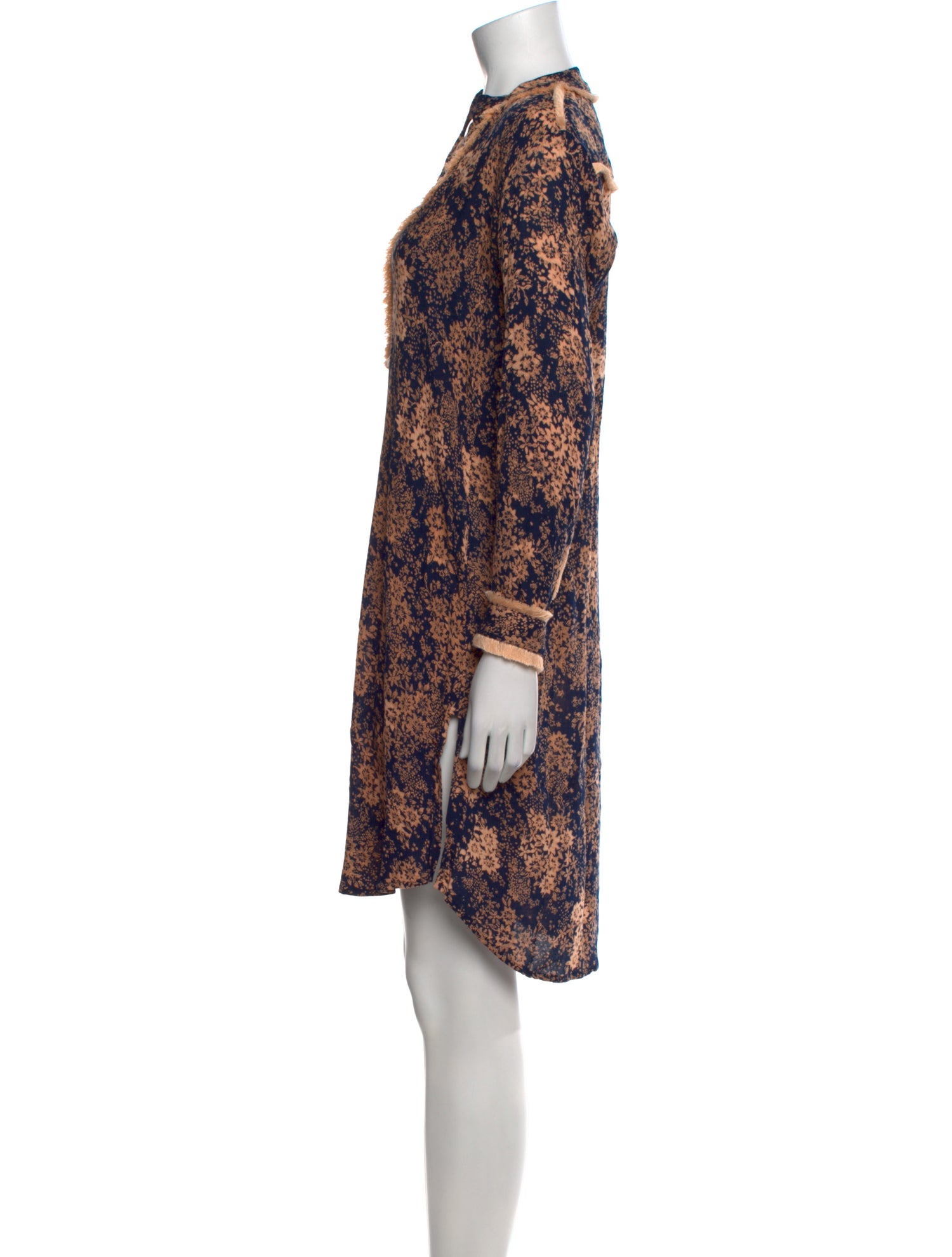 Poupette St Barth Floral Print Knee-Length Dress