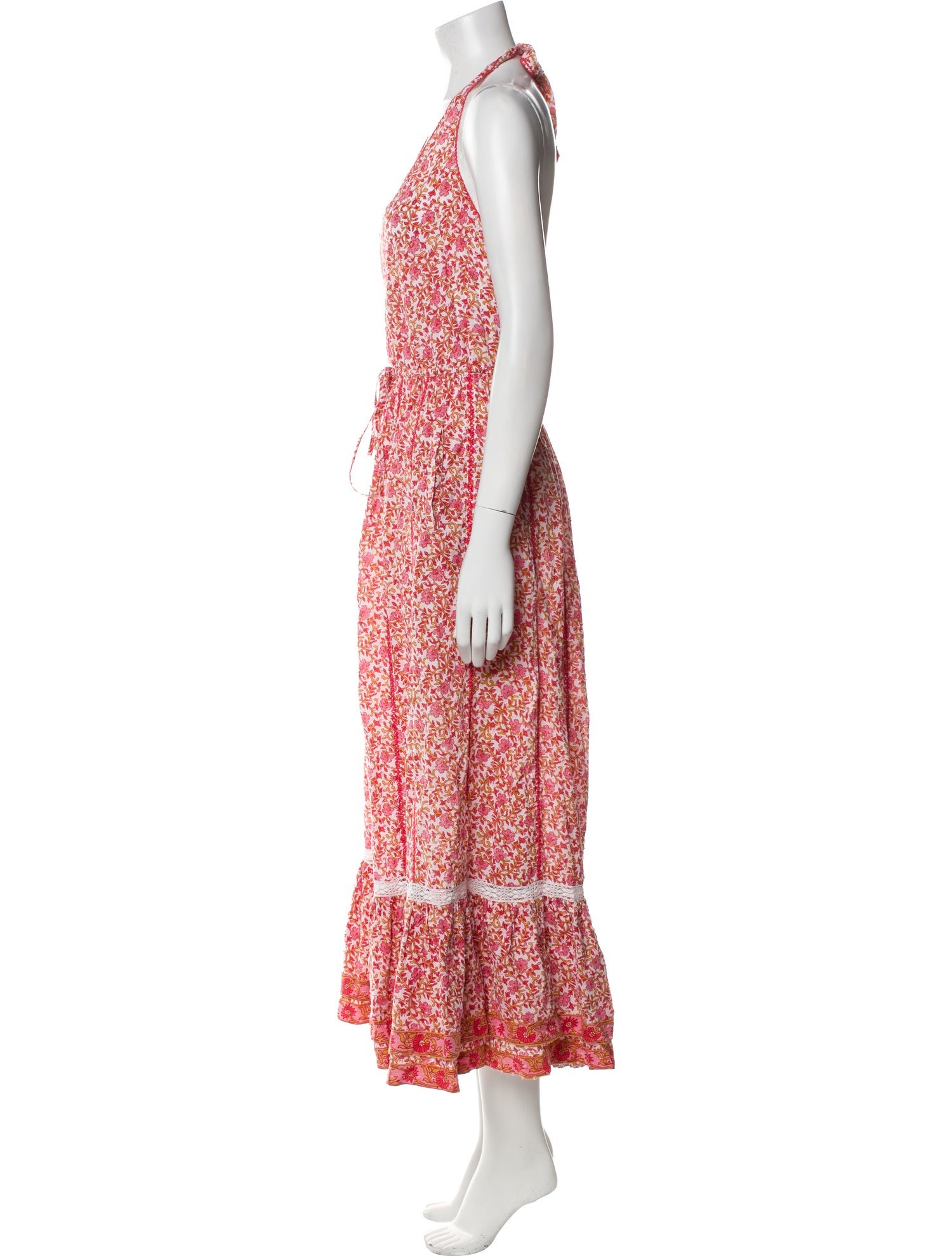Poupette St Barth Floral Print Long Dress