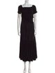 Poupette St Barth Square Neckline Long Dress
