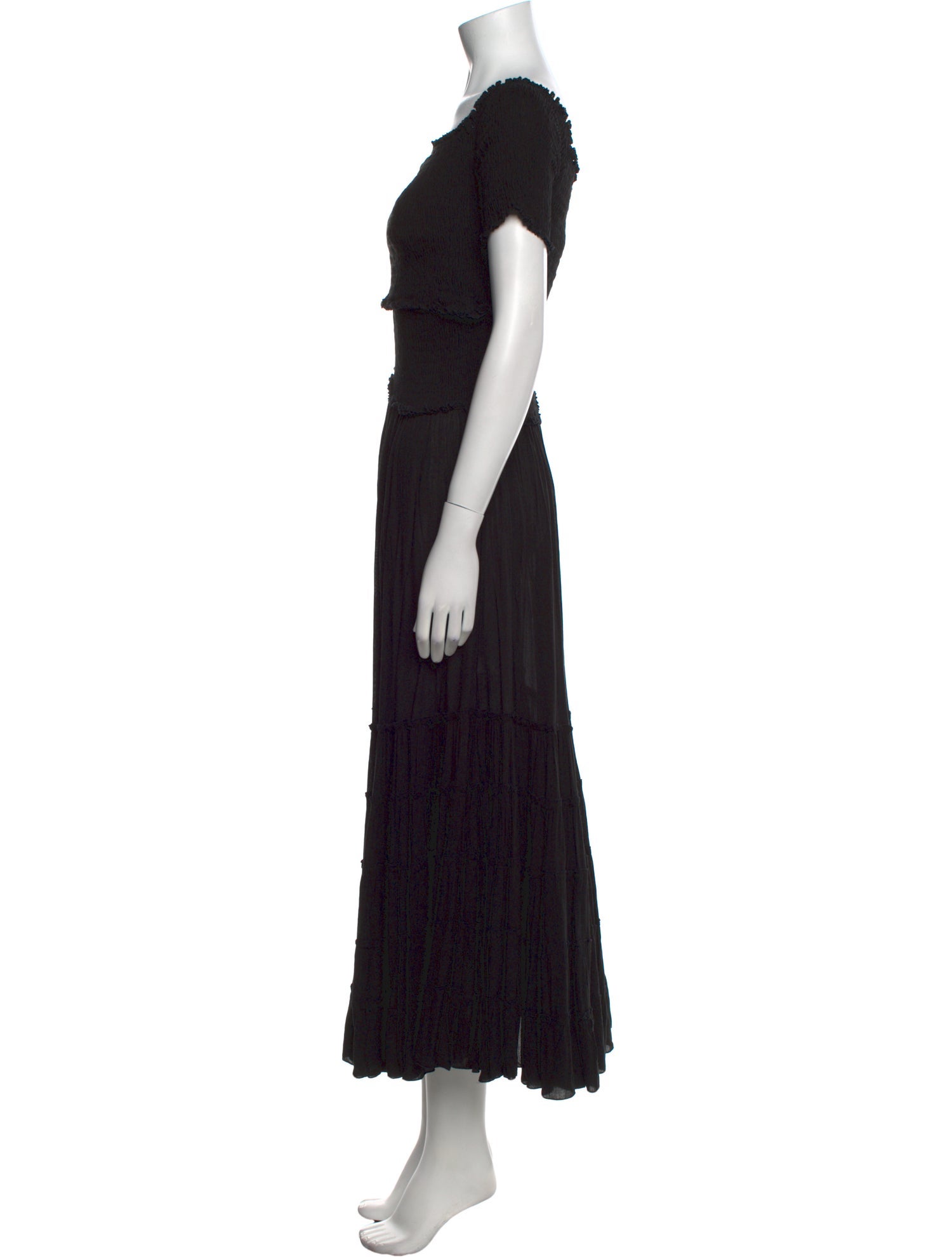 Poupette St Barth Square Neckline Long Dress