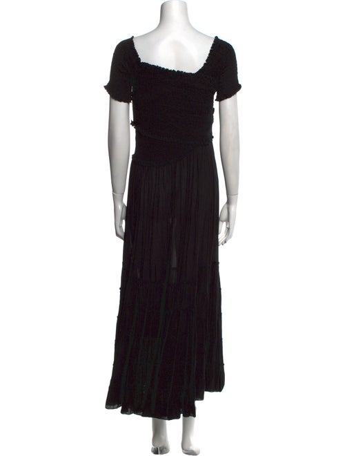 Poupette St Barth Square Neckline Long Dress