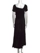 Poupette St Barth Square Neckline Long Dress