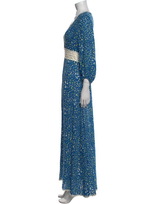 Poupette St Barth Printed Long Dress