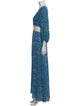 Poupette St Barth Printed Long Dress