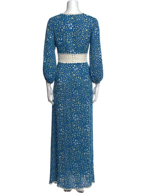 Poupette St Barth Printed Long Dress