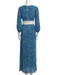 Poupette St Barth Printed Long Dress