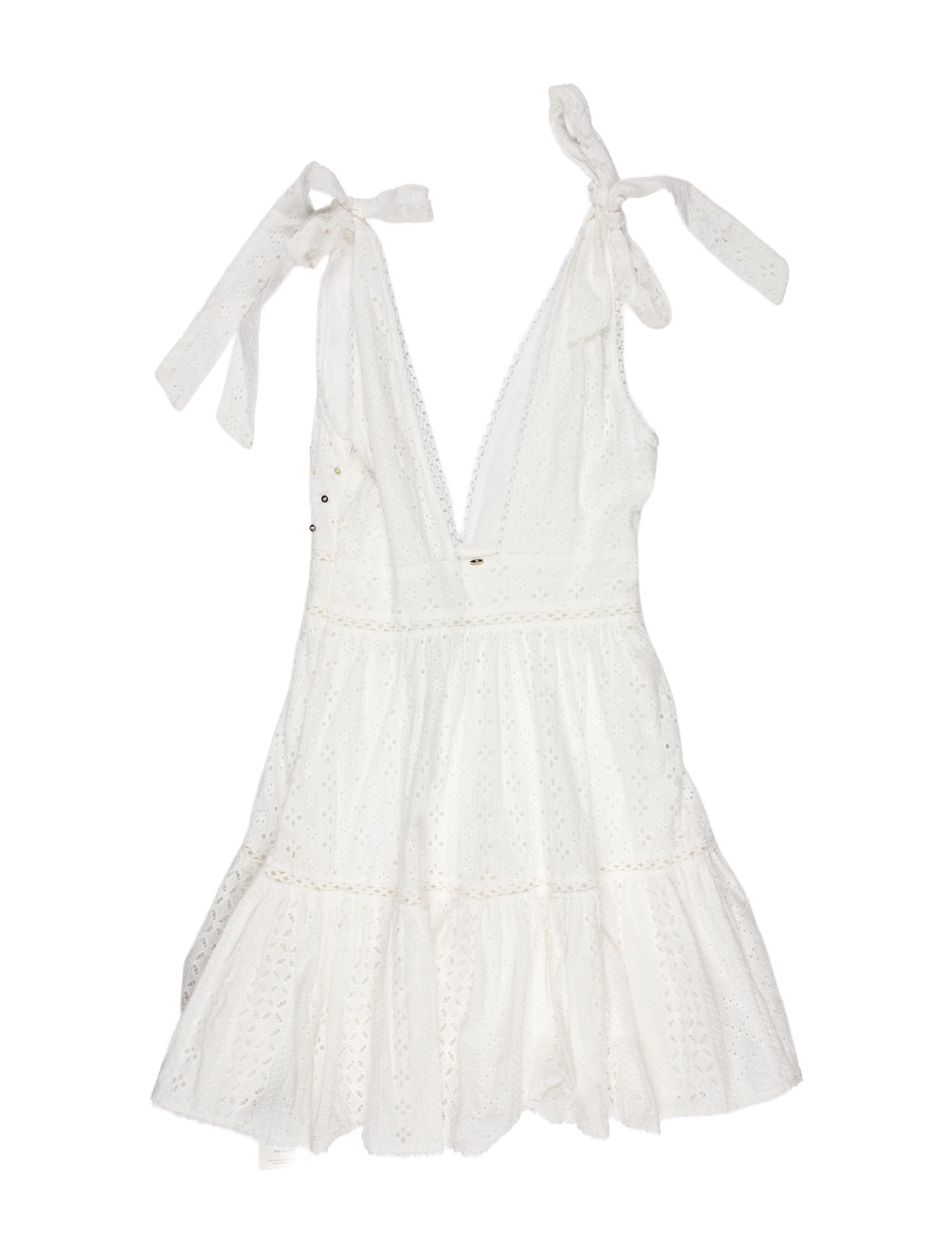 Poupette St Barth V-Neck Mini Dress