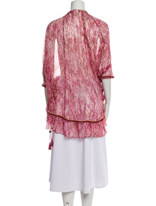 Poupette St Barth Silk Printed Tunic