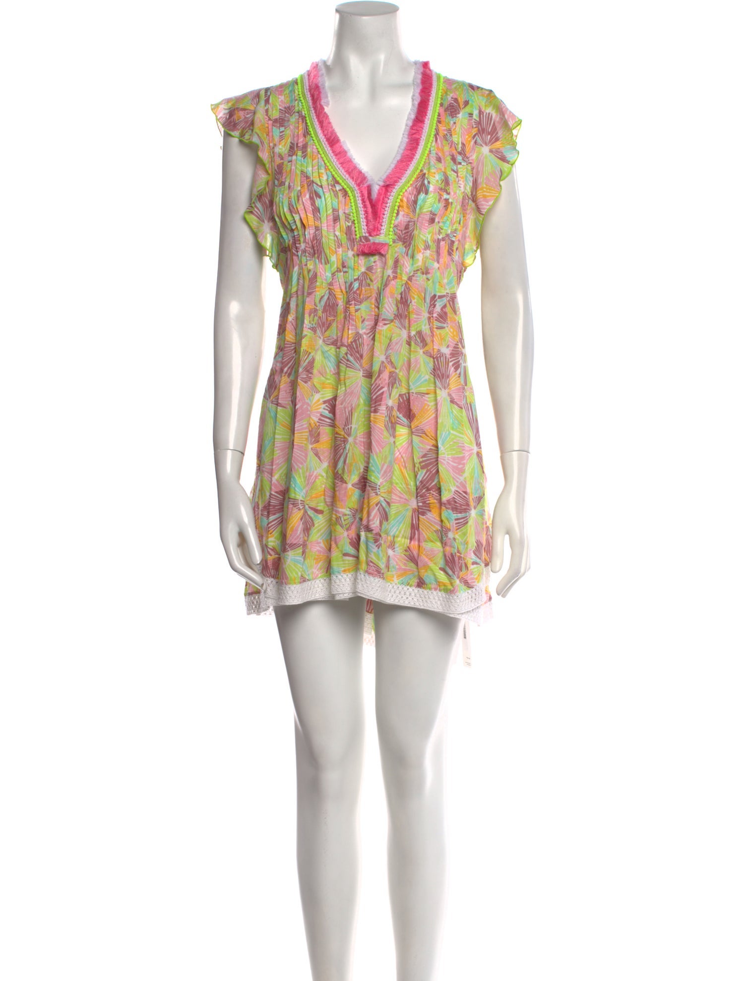 Poupette St Barth Printed Mini Dress