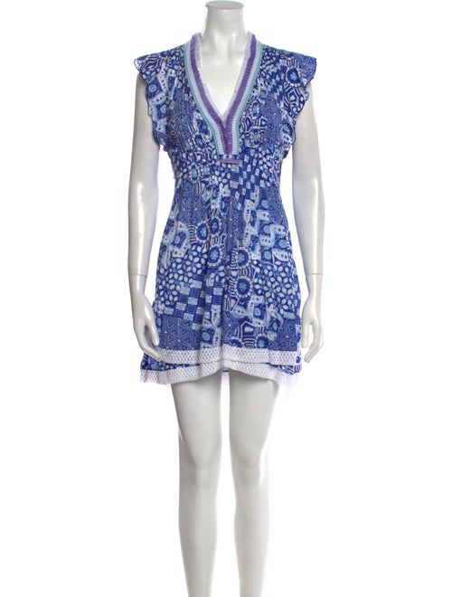 Poupette St Barth Printed Mini Dress