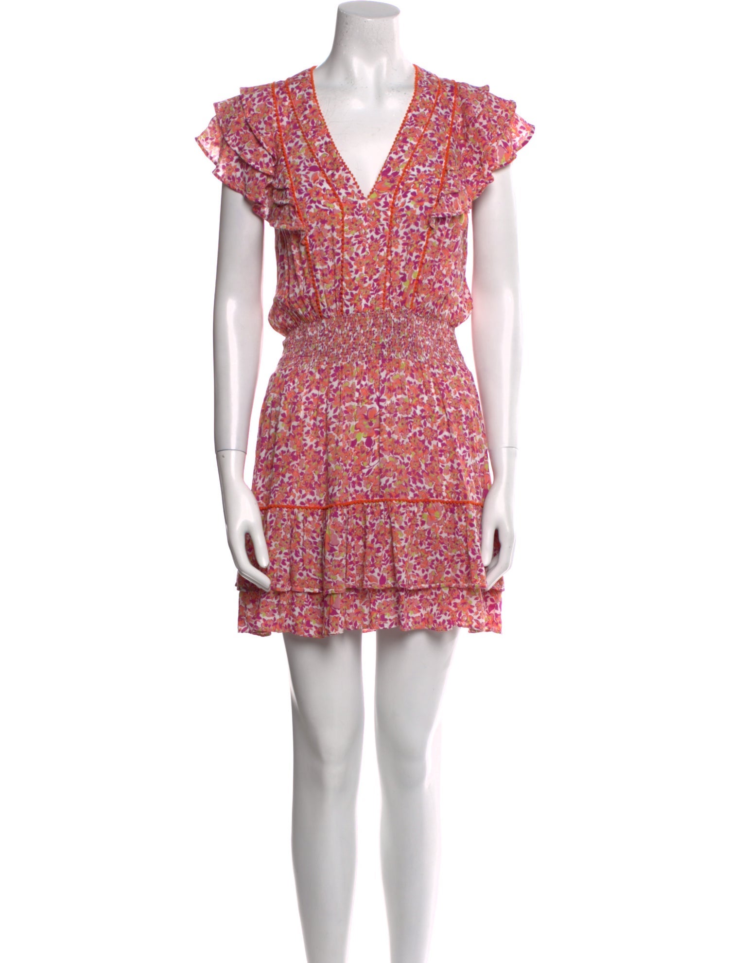 Poupette St Barth Floral Print Mini Dress