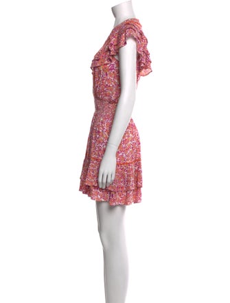 Poupette St Barth Floral Print Mini Dress