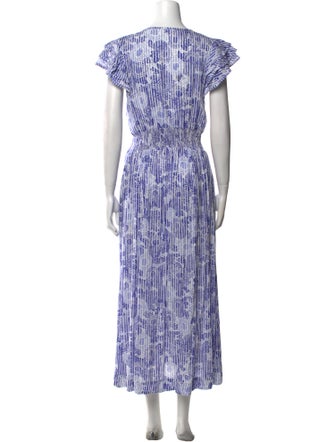 Poupette St Barth Printed Midi Length Dress