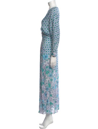 Poupette St Barth Floral Print Long Dress