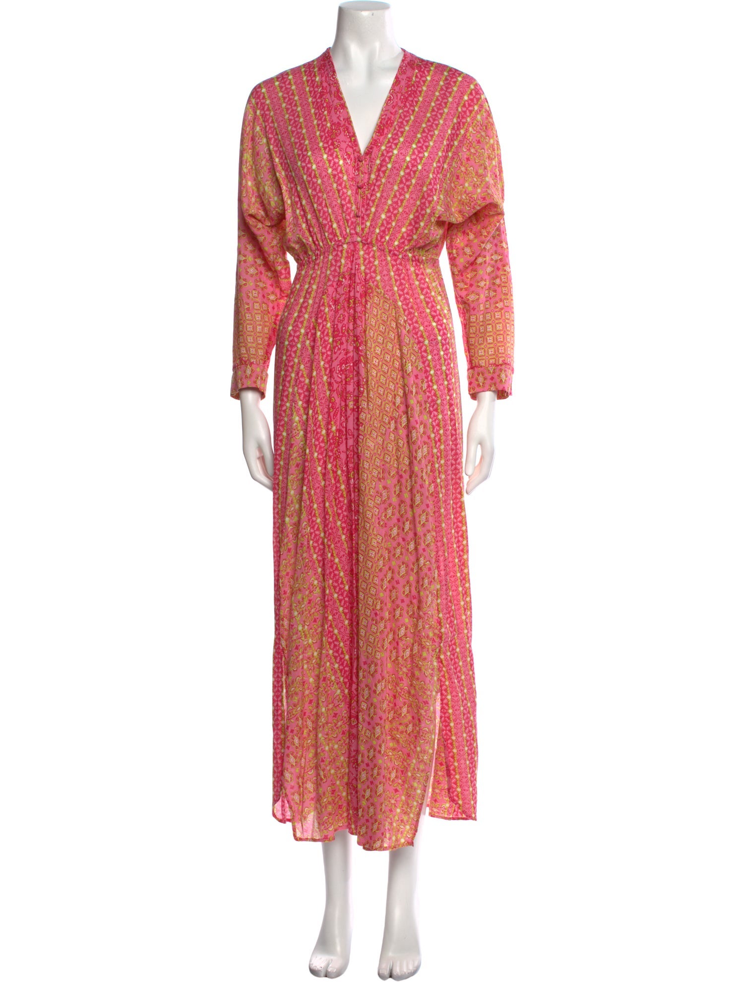 Poupette St Barth Printed Long Dress