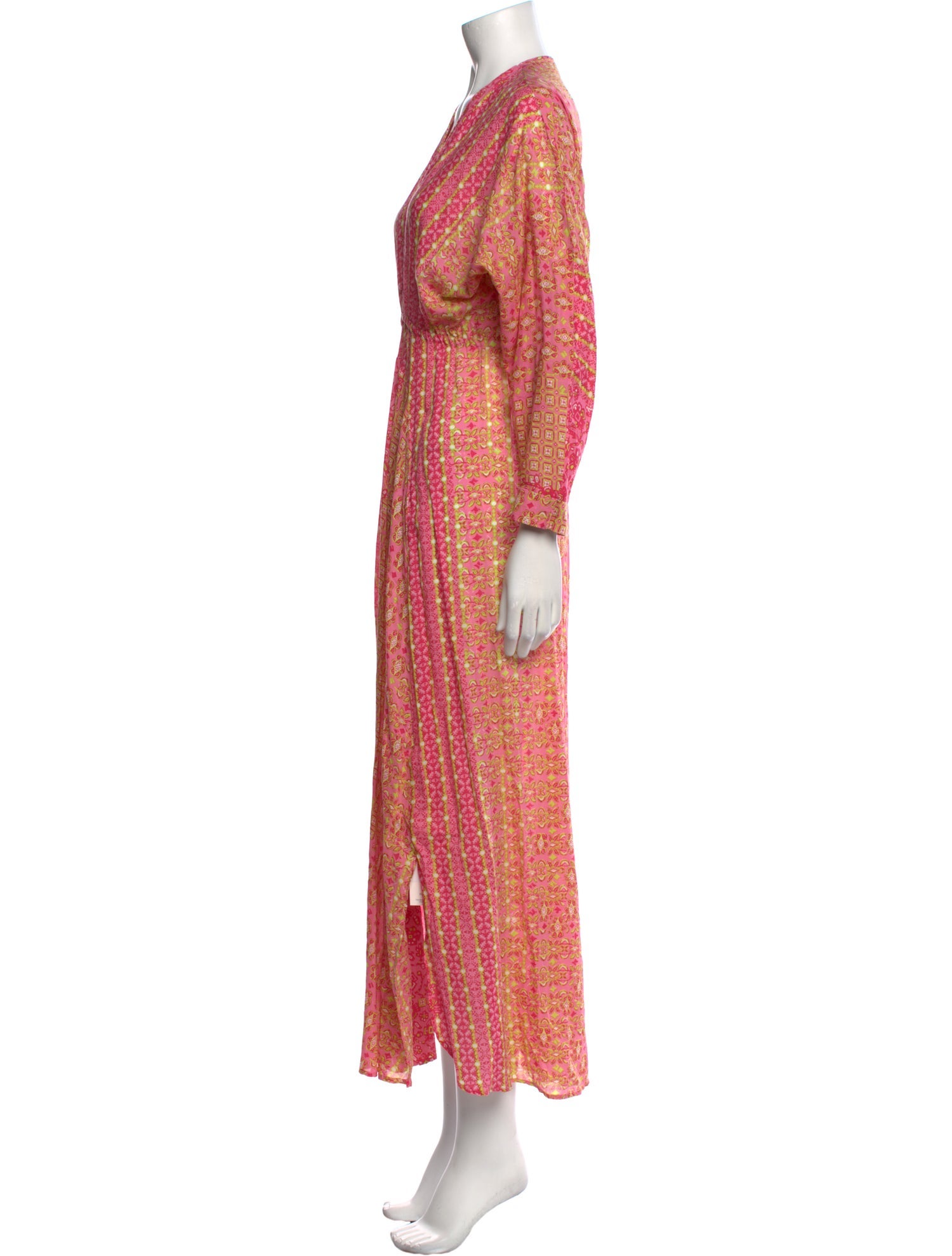 Poupette St Barth Printed Long Dress