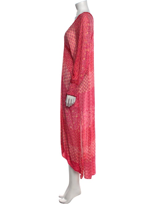 Poupette St Barth Printed Long Dress
