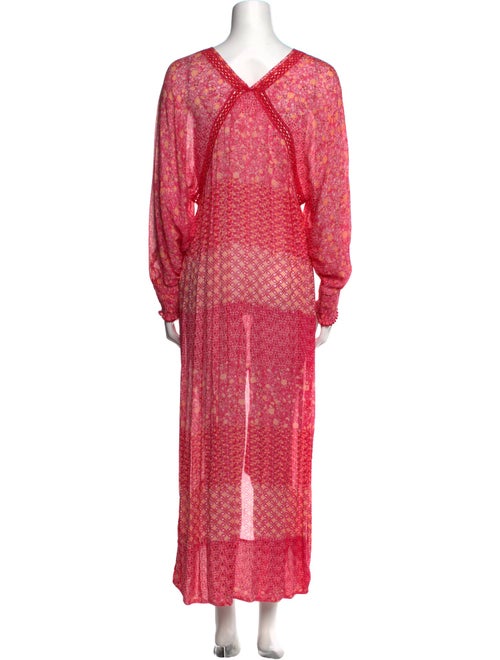 Poupette St Barth Printed Long Dress