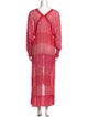 Poupette St Barth Printed Long Dress