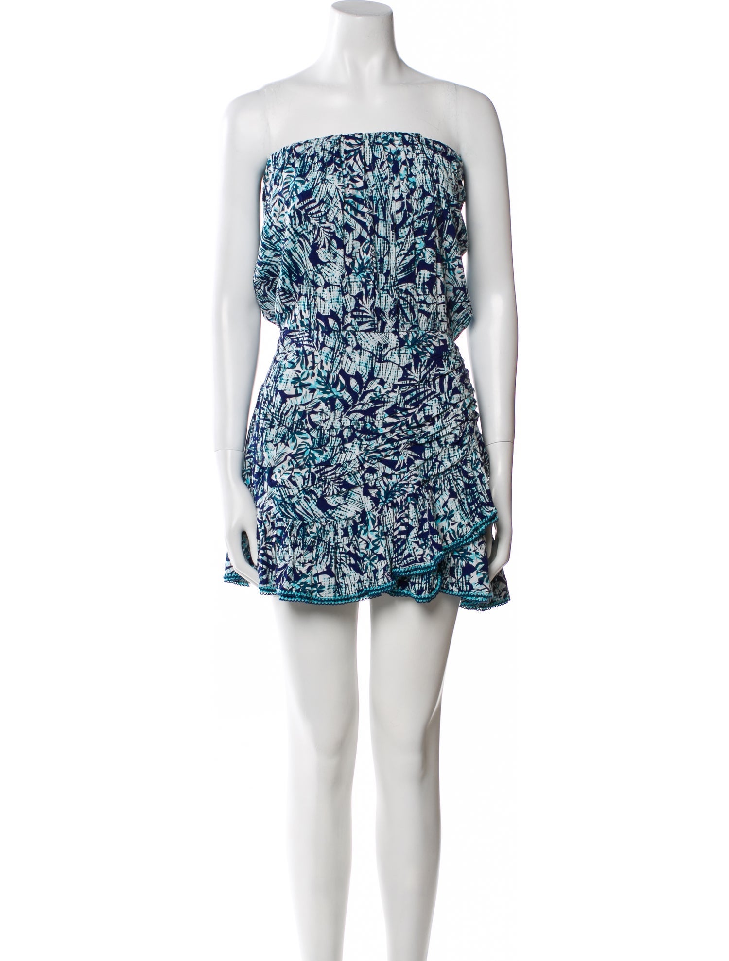 Poupette St Barth Floral Print Mini Dress