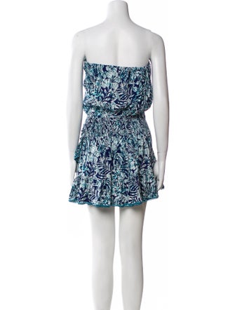 Poupette St Barth Floral Print Mini Dress