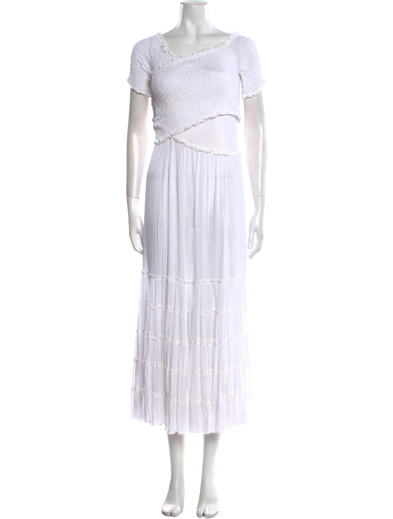 Poupette St Barth One-Shoulder Long Dress w/ Tags