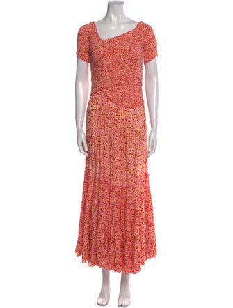 Poupette St Barth Printed Long Dress