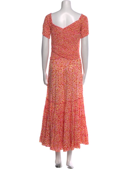 Poupette St Barth Printed Long Dress