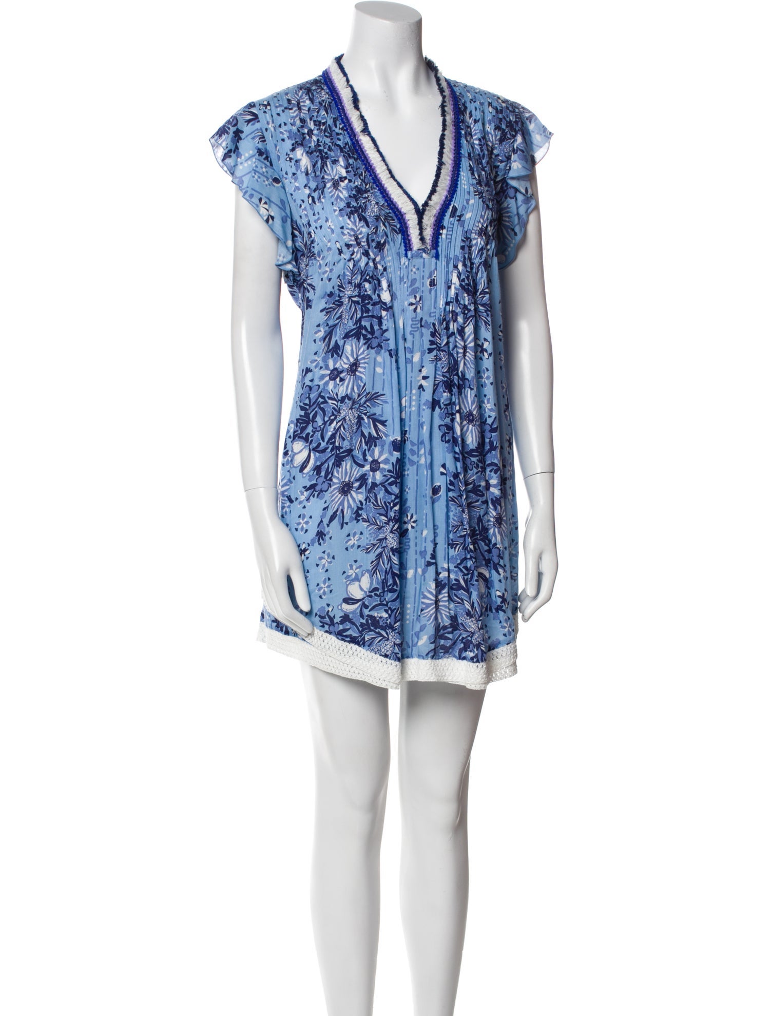 Poupette St Barth Printed Mini Dress