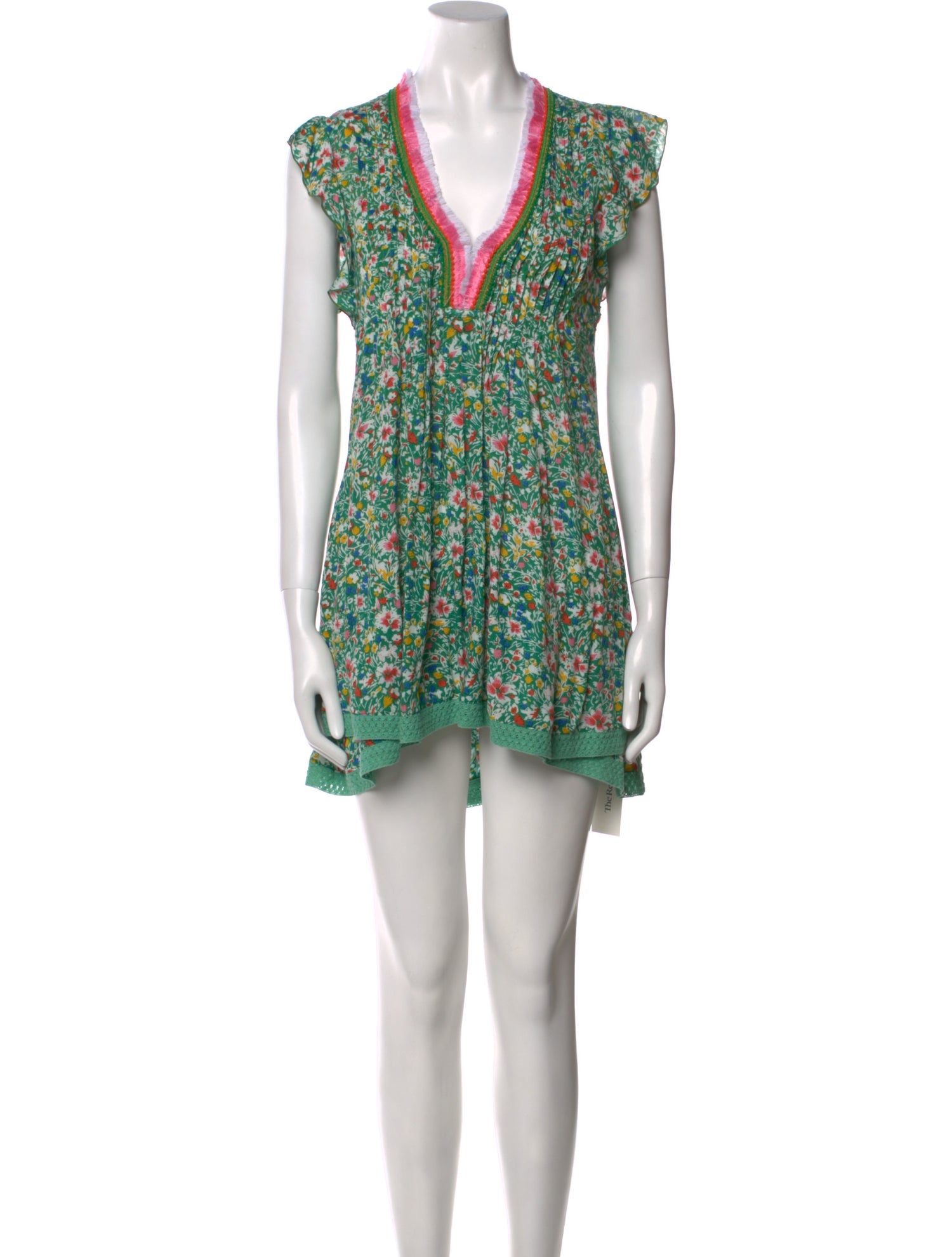 Poupette St Barth Floral Print Mini Dress