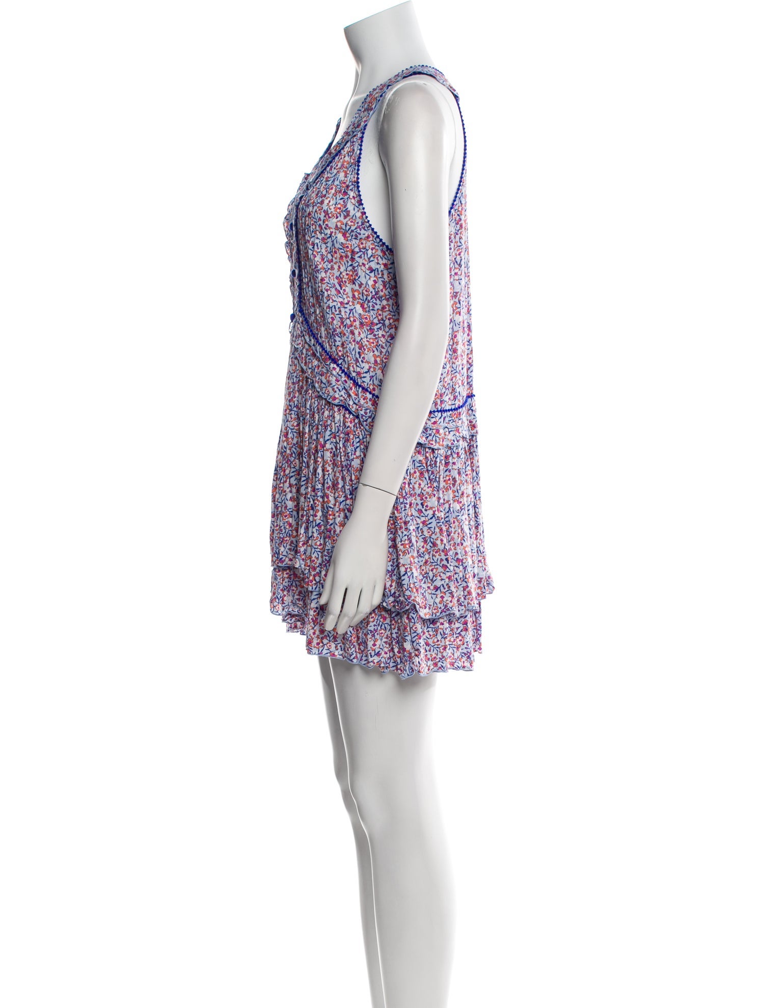 Poupette St Barth Floral Print Mini Dress