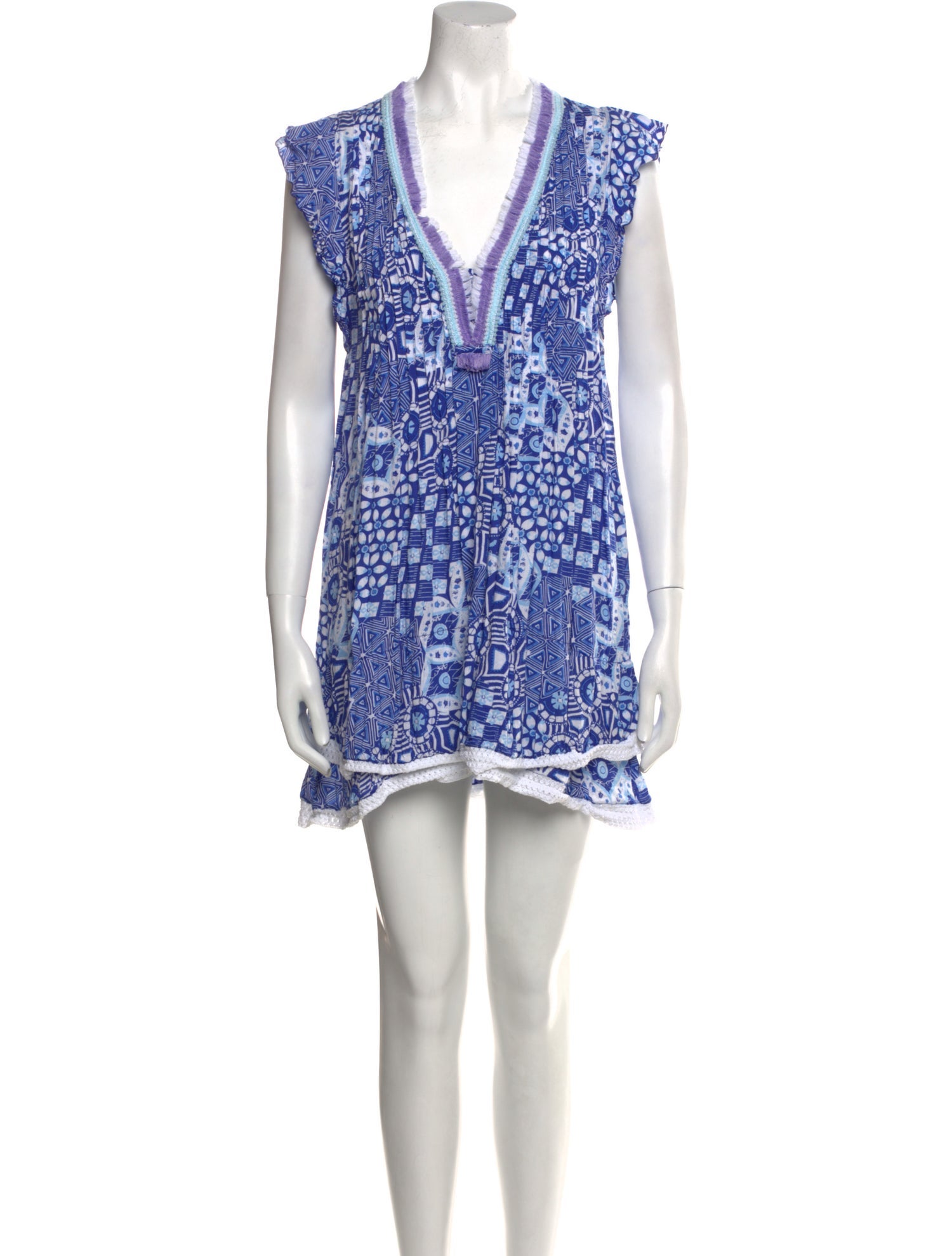 Poupette St Barth Printed Mini Dress