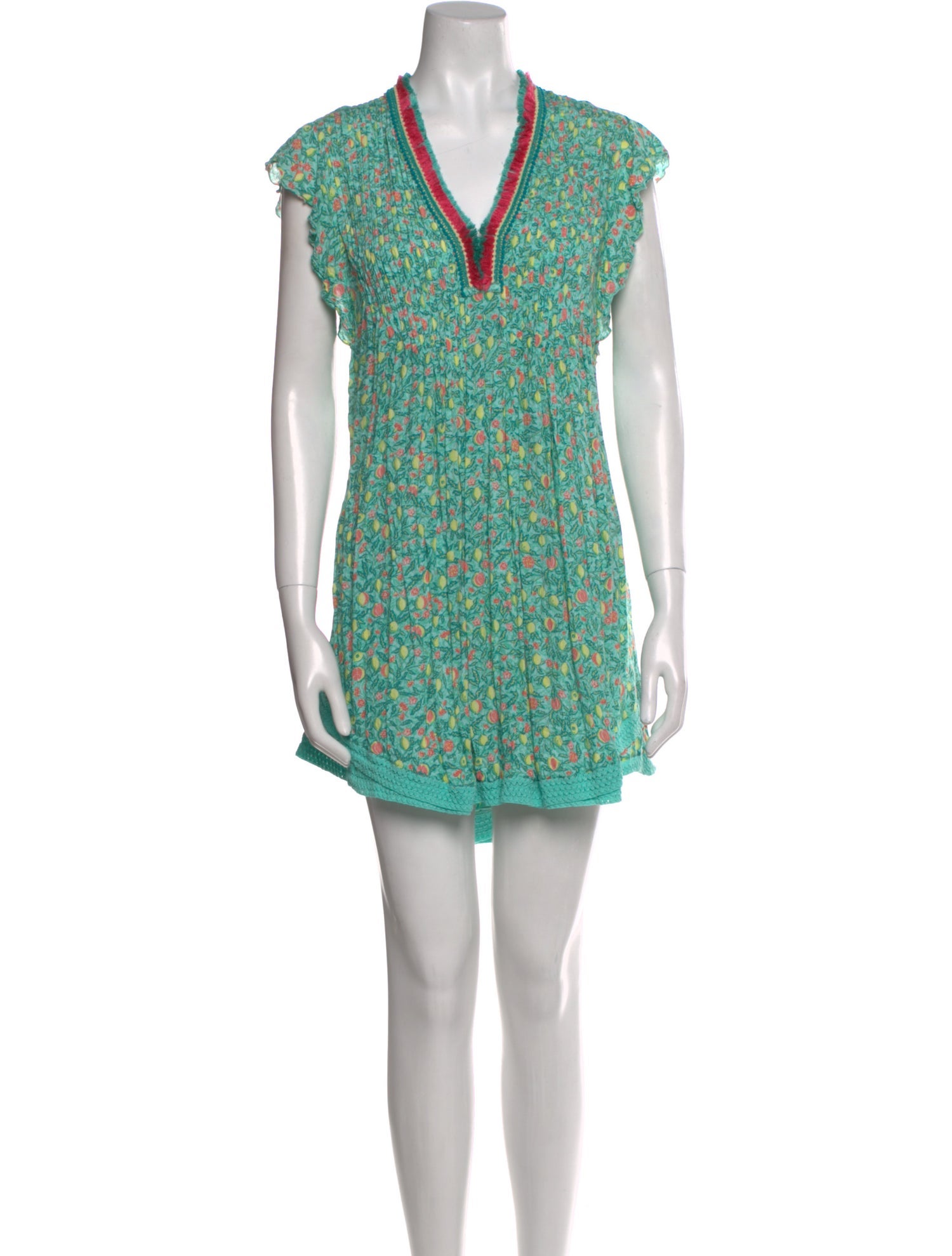 Poupette St Barth Floral Print Mini Dress