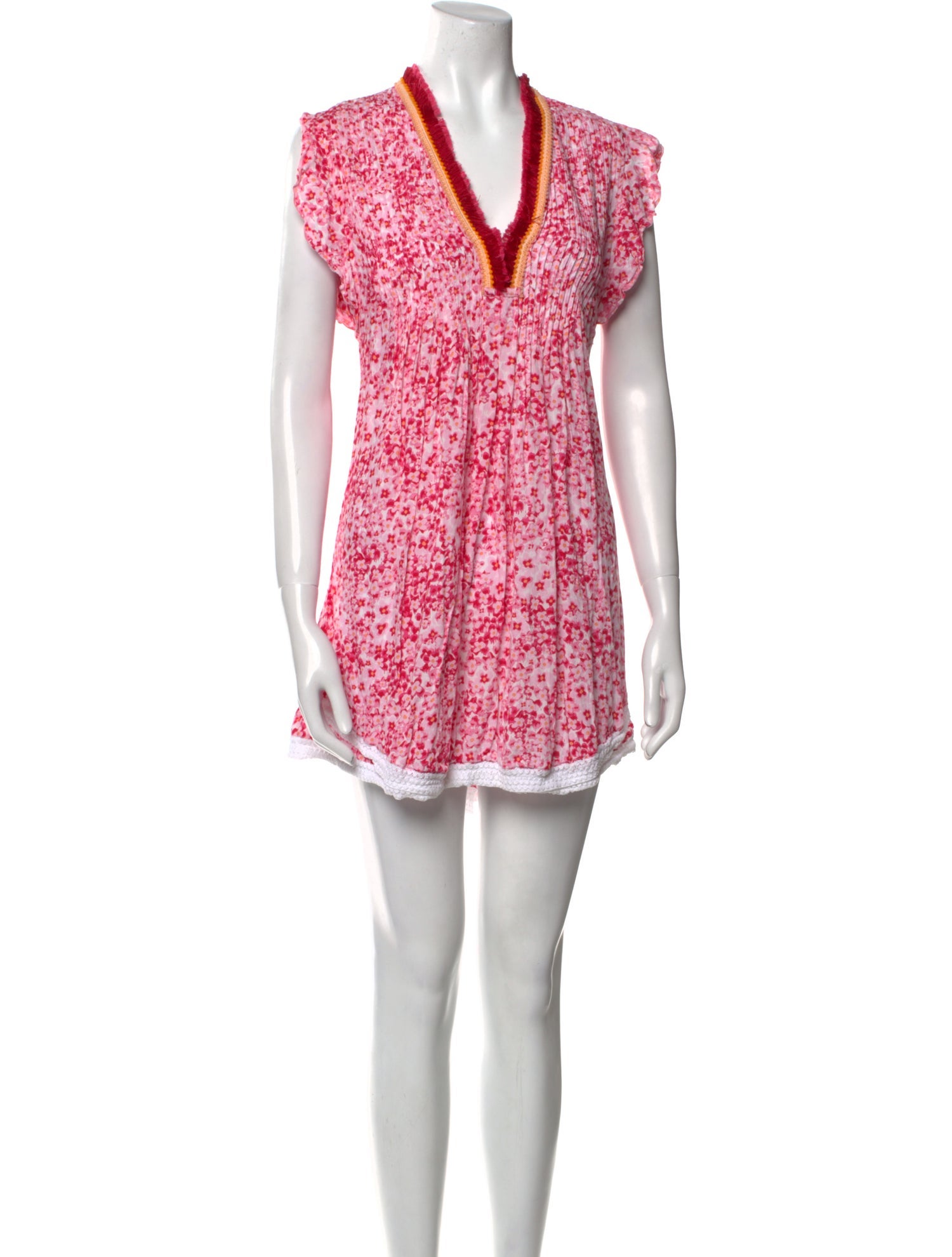 Poupette St Barth Printed Mini Dress