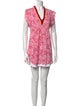 Poupette St Barth Printed Mini Dress