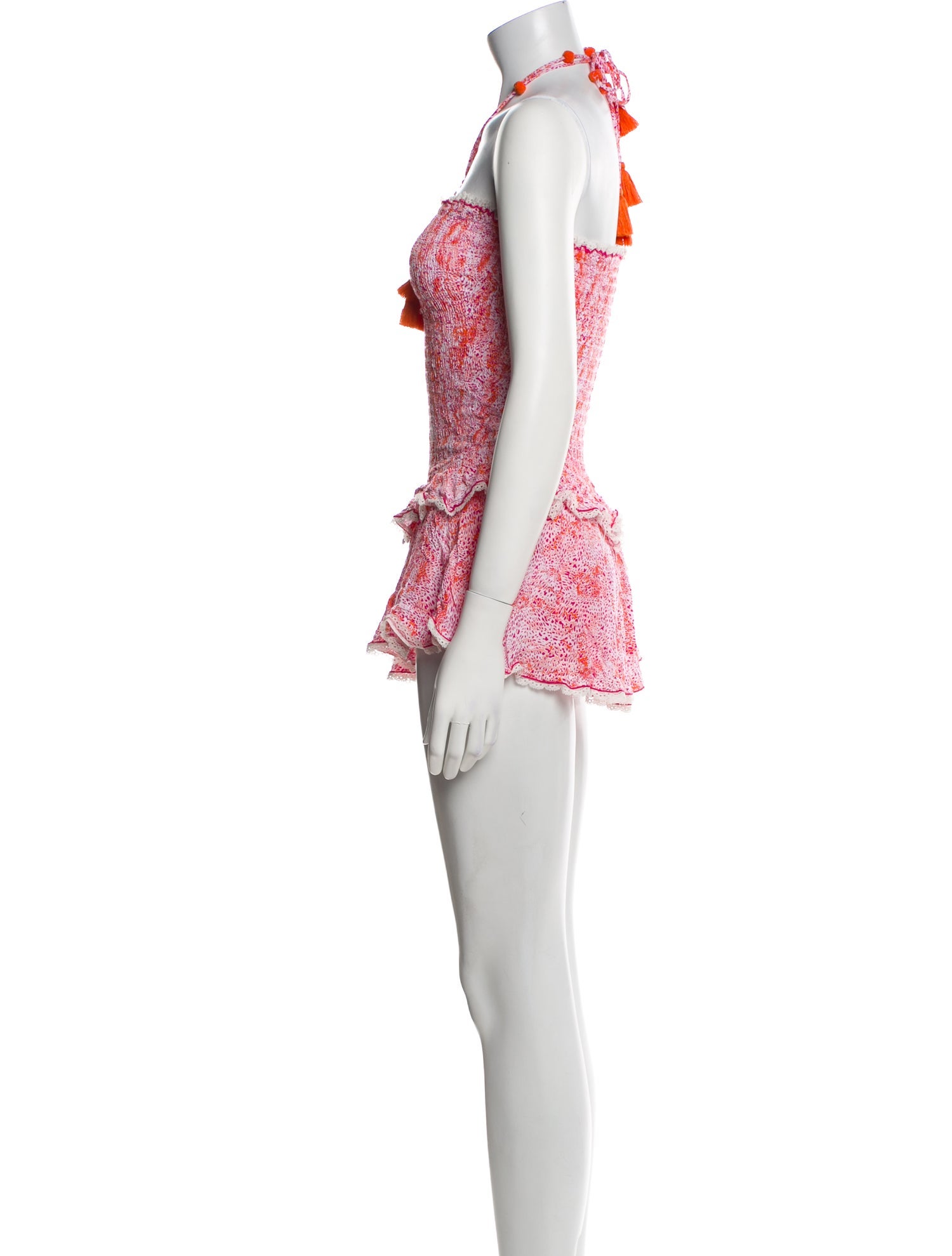 Poupette St Barth Floral Print Halterneck Romper