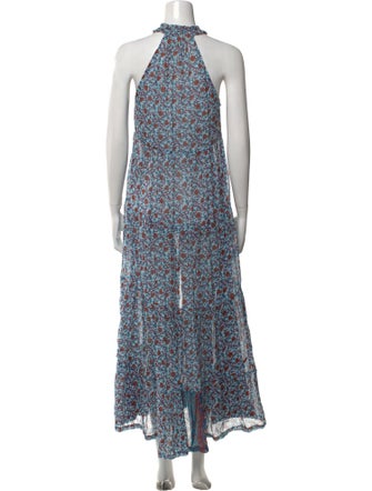 Poupette St Barth Floral Print Long Dress