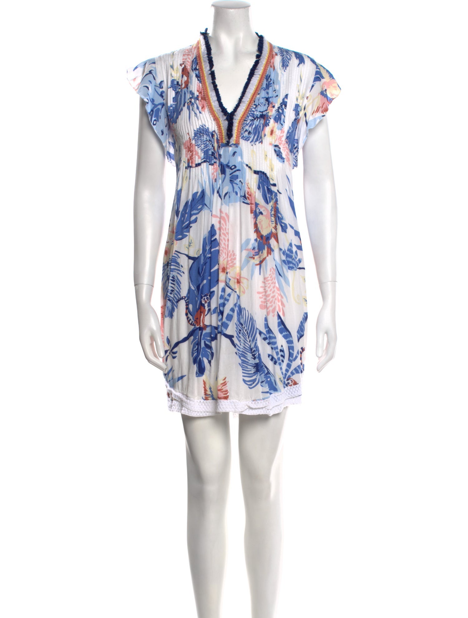 Poupette St Barth Printed Mini Dress