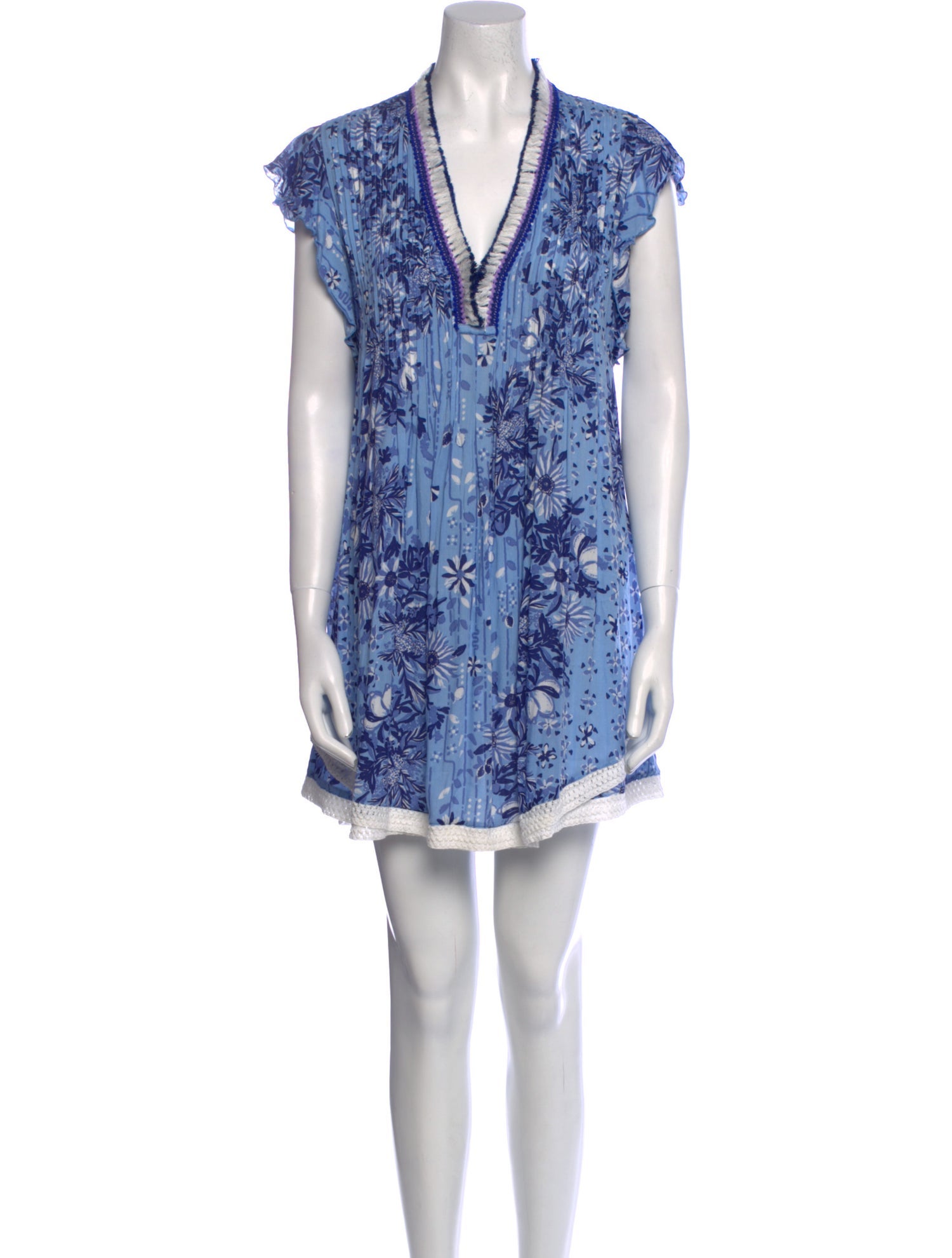 Poupette St Barth Printed Mini Dress