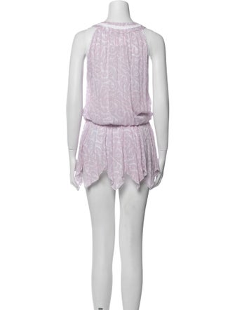 Poupette St Barth Printed Mini Dress